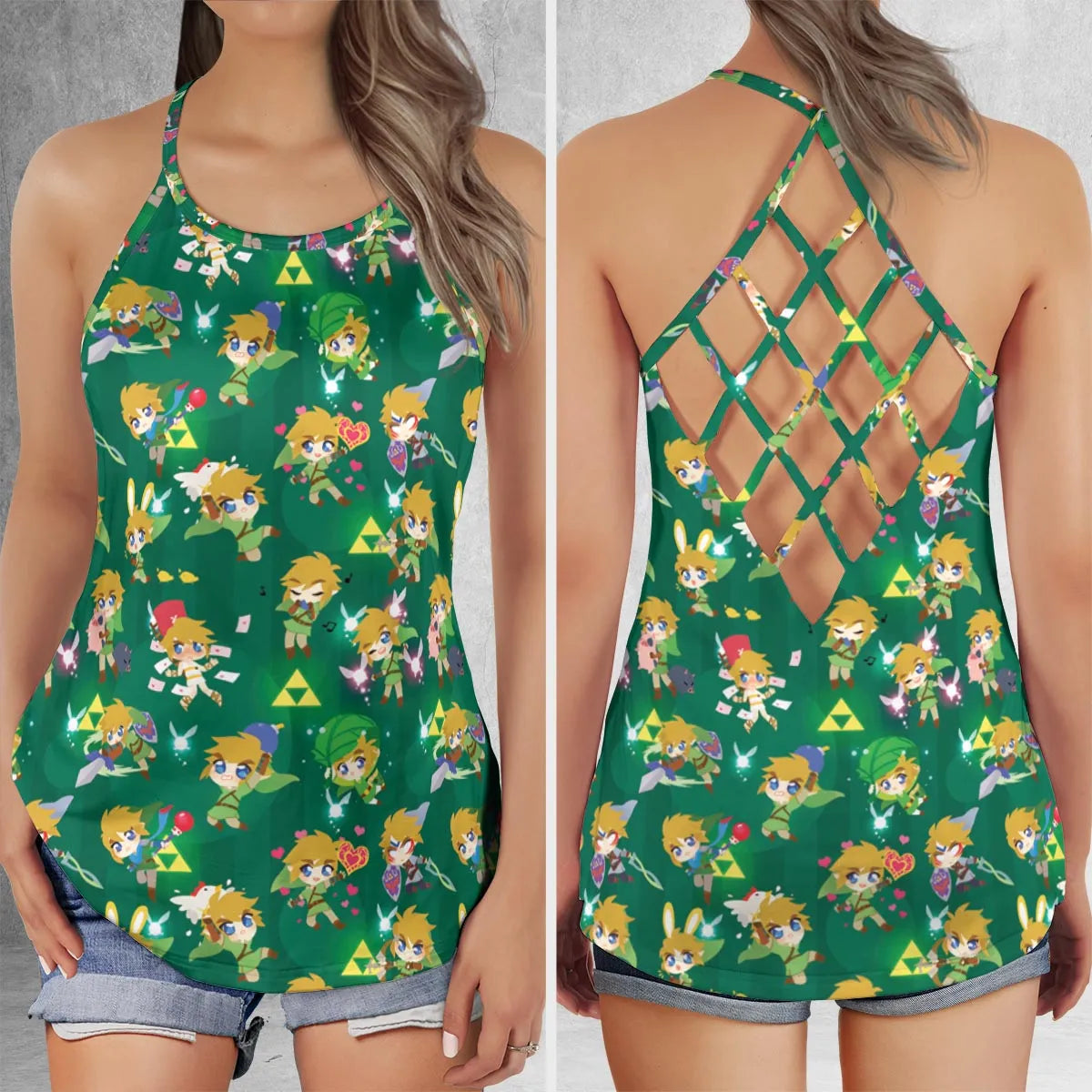 Criss Cross Tank Top - GW8A3ZE4