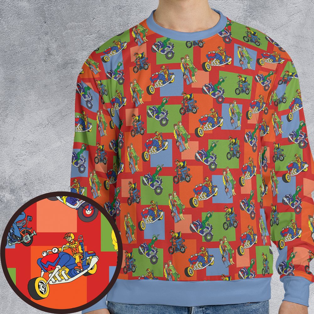 All-over Print Sweatshirt - 4U876Z5R -  - 1