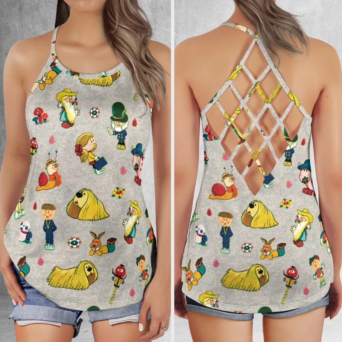 Criss Cross Tank Top - J9QCWXSH