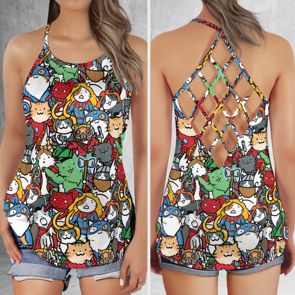 Criss Cross Tank Top - R6BF3J36 -  - 1