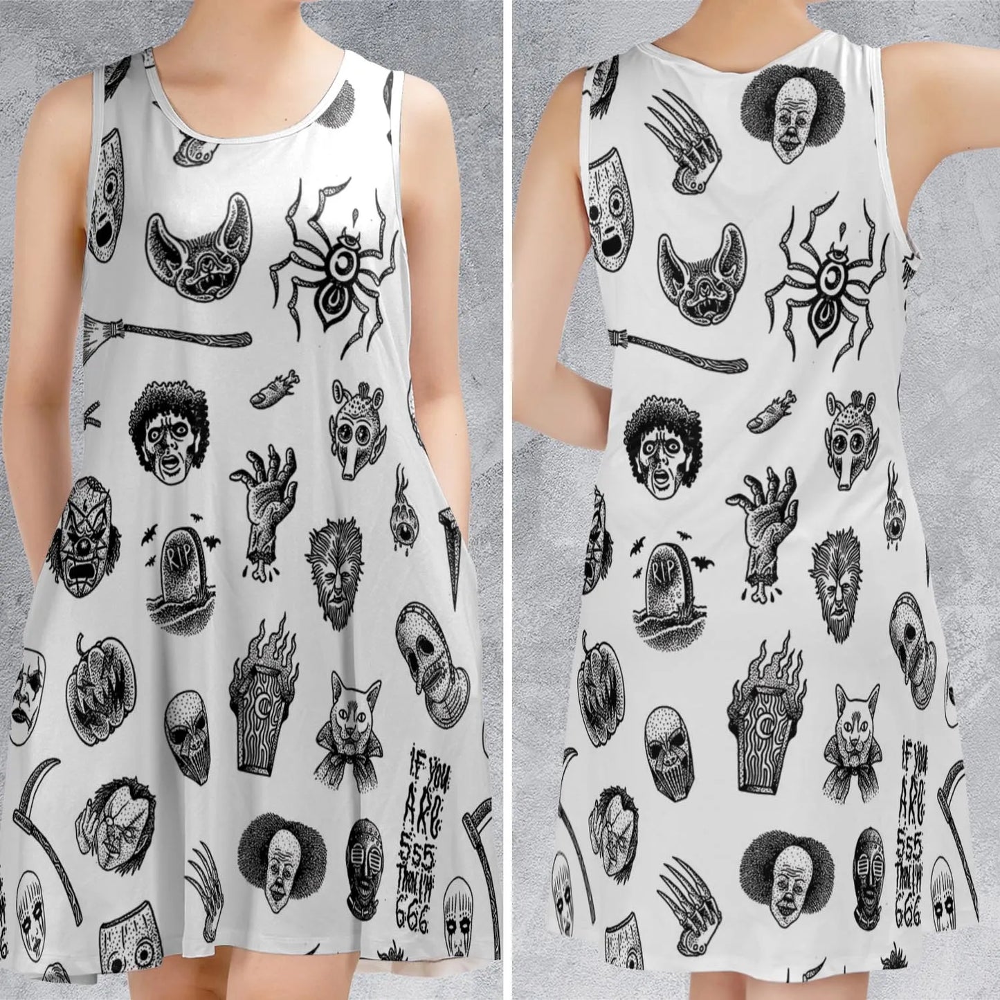 Sleeveless Dress - B7JT1TLH