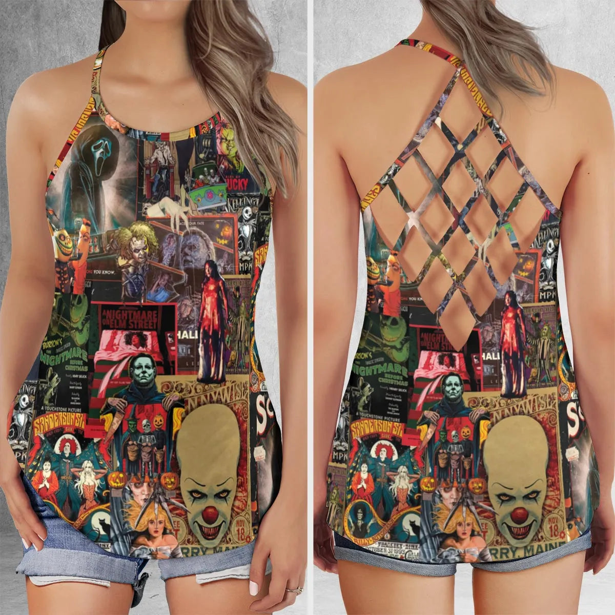 Criss Cross Tank Top - YKJVM2P9
