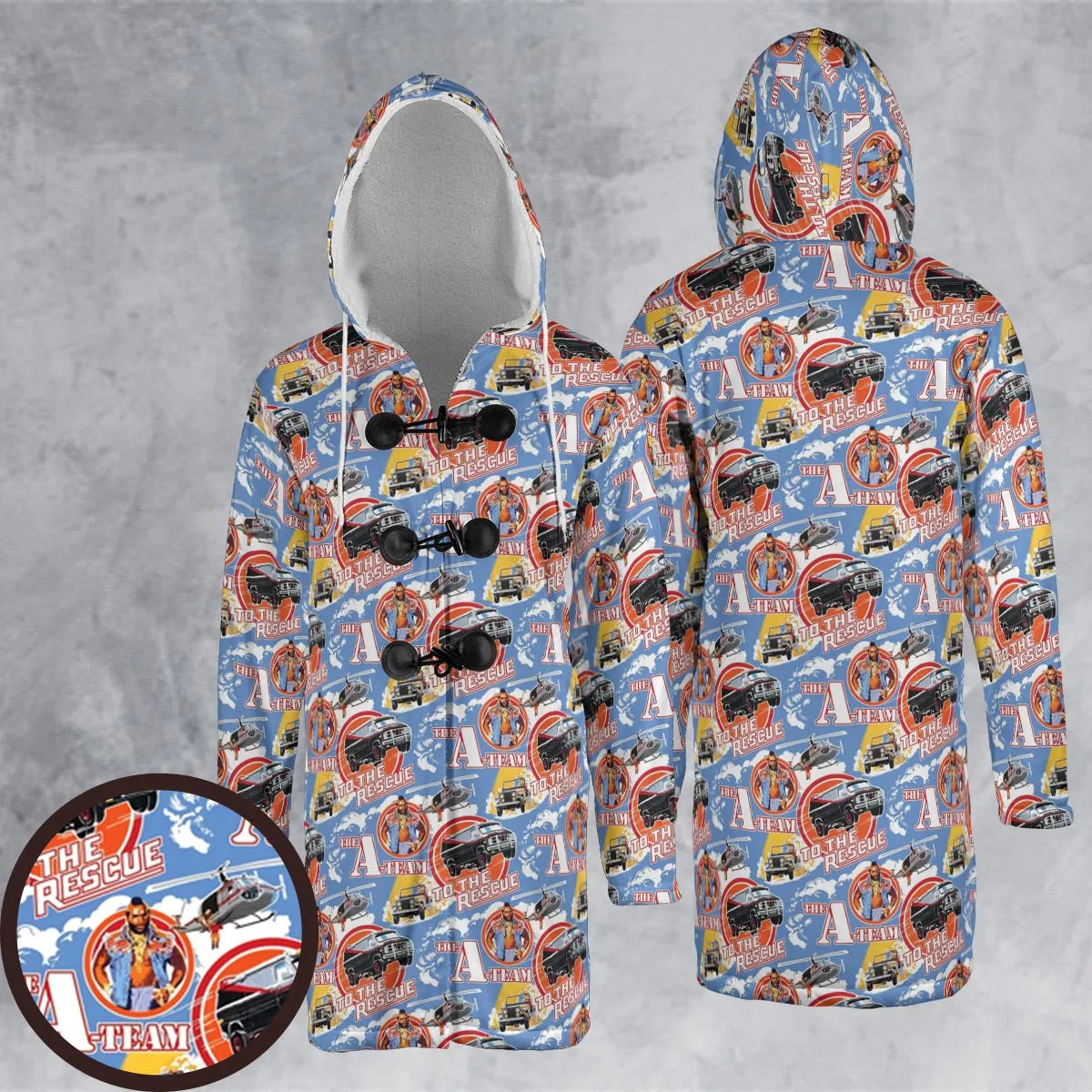 Hooded Cloak Coat - 655UMFFJ