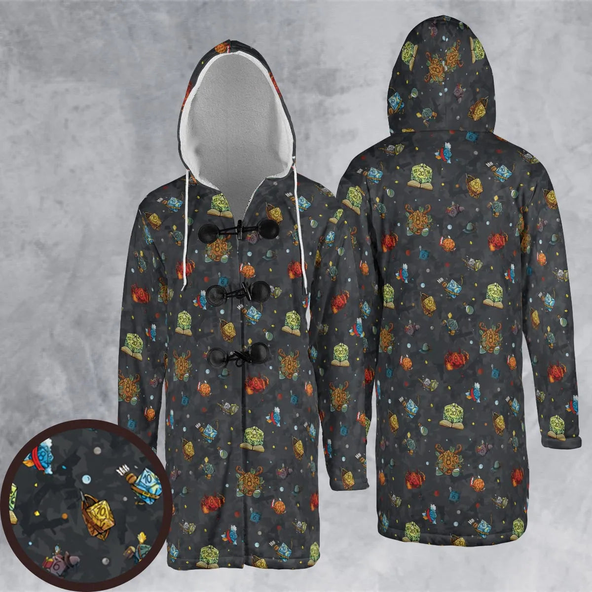 Hooded Cloak Coat - E7FHUB7A