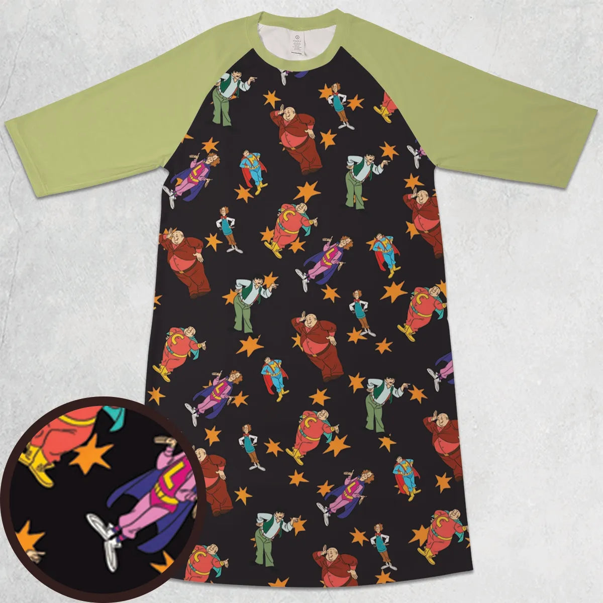 3/4 Sleeve Raglan Dress - T2ZXRRV5