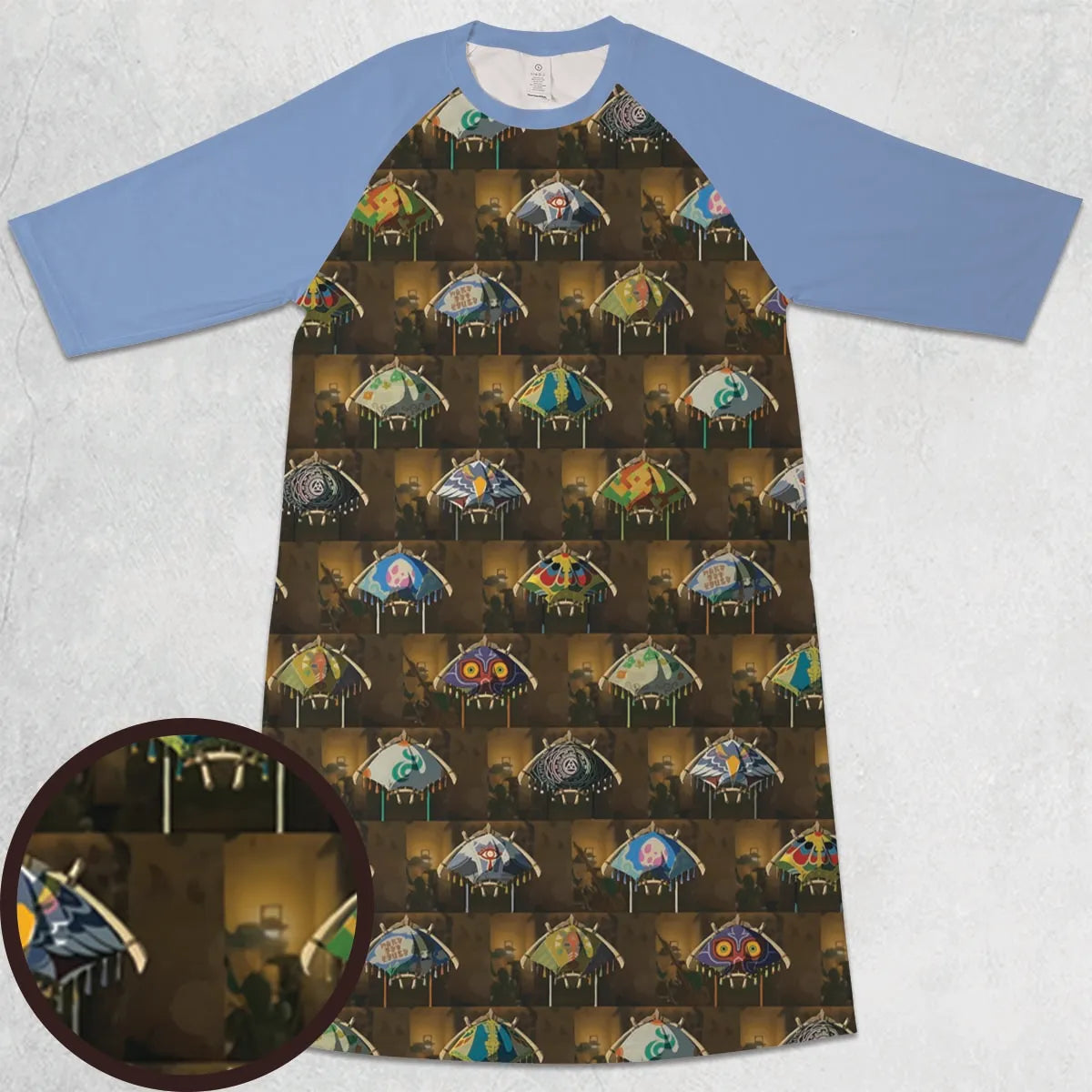 3/4 Sleeve Raglan Dress - 2SSDZEPH