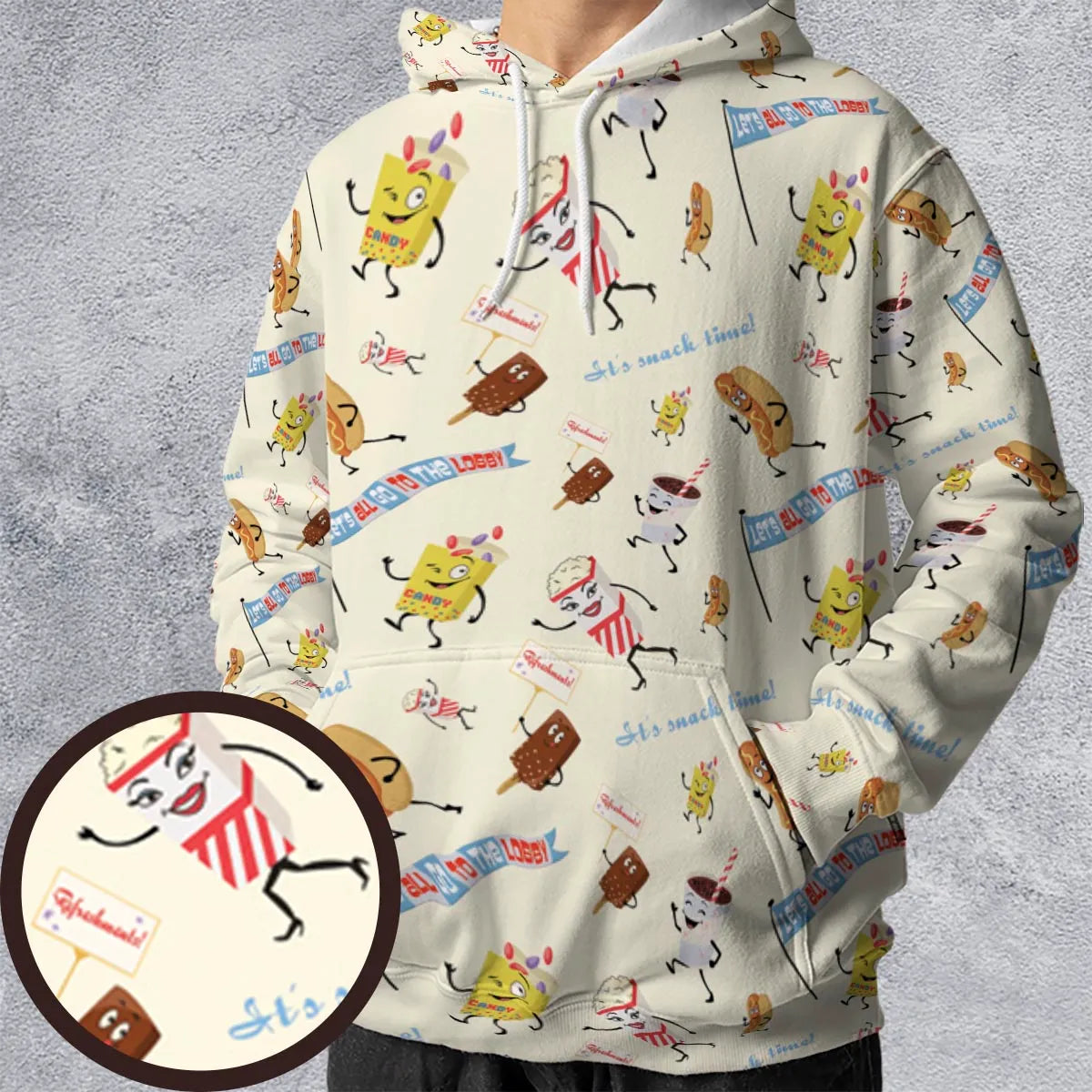 All-over Print Hoodie - M3BJPPFT