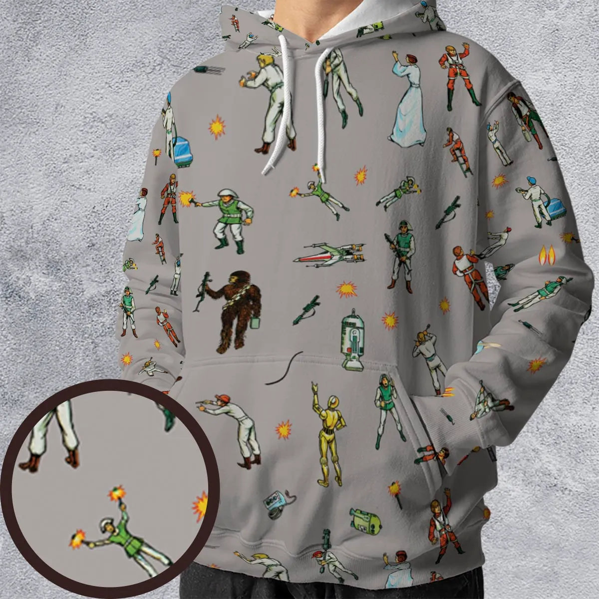 All-over Print Hoodie - A52CDZ5M