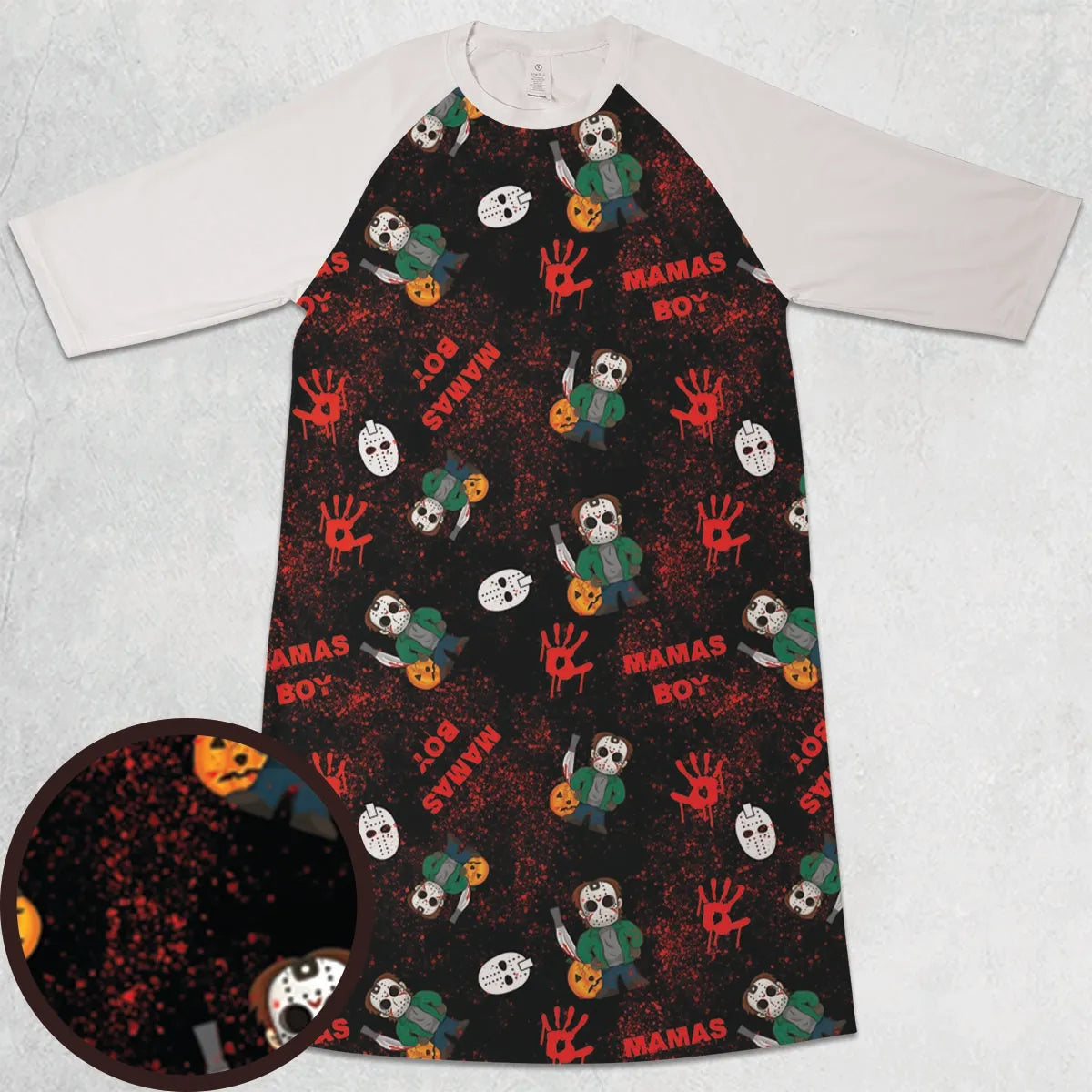 3/4 Sleeve Raglan Dress - JE2LLLGQ