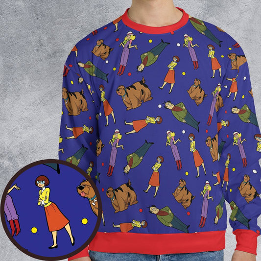 All-over Print Sweatshirt - VSP5HHVV -  - 1