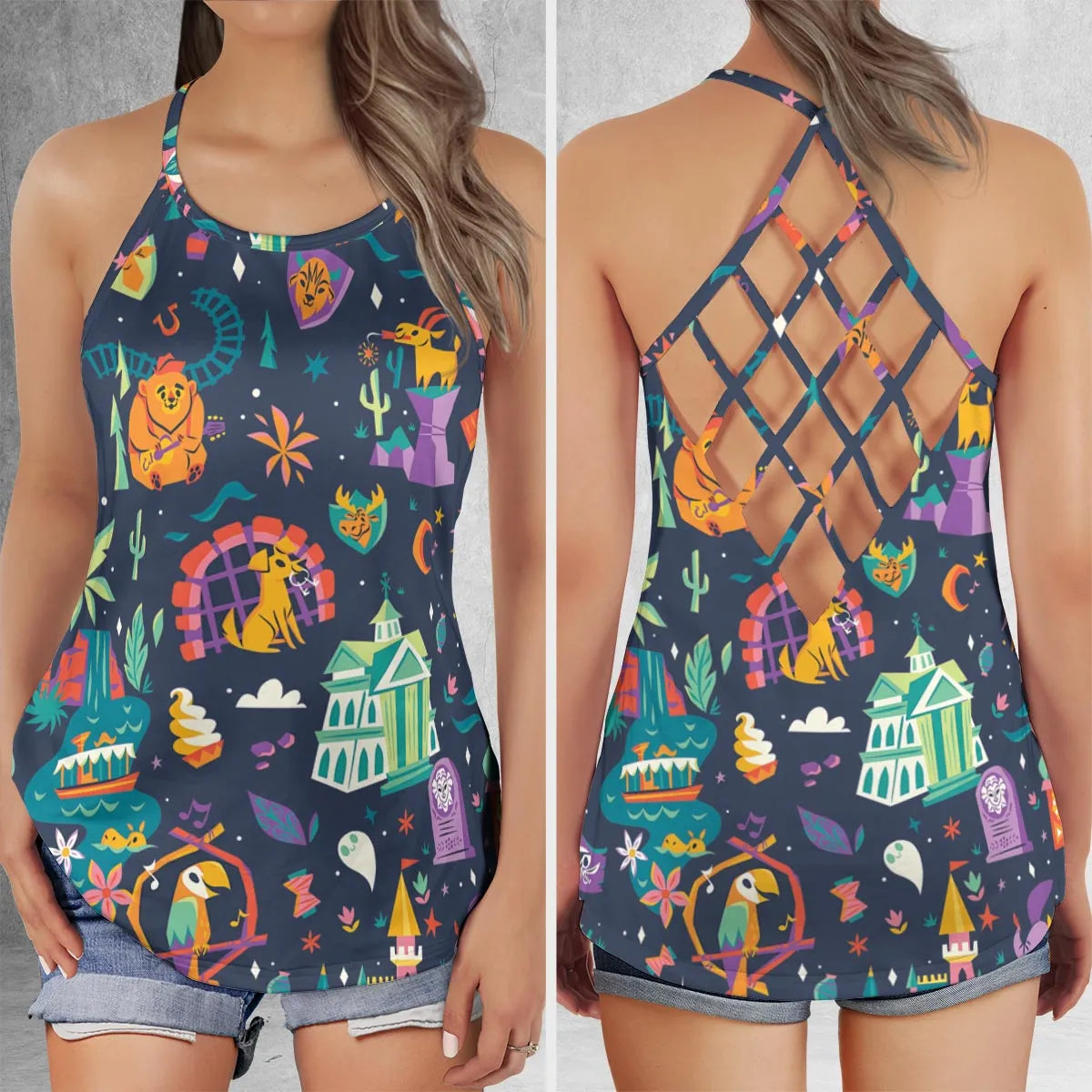 Criss Cross Tank Top - Z971VAX4