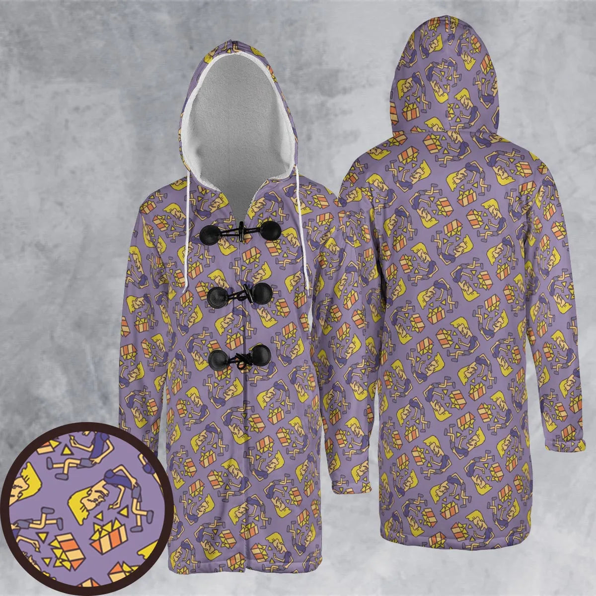 Hooded Cloak Coat - E2TUD9PJ