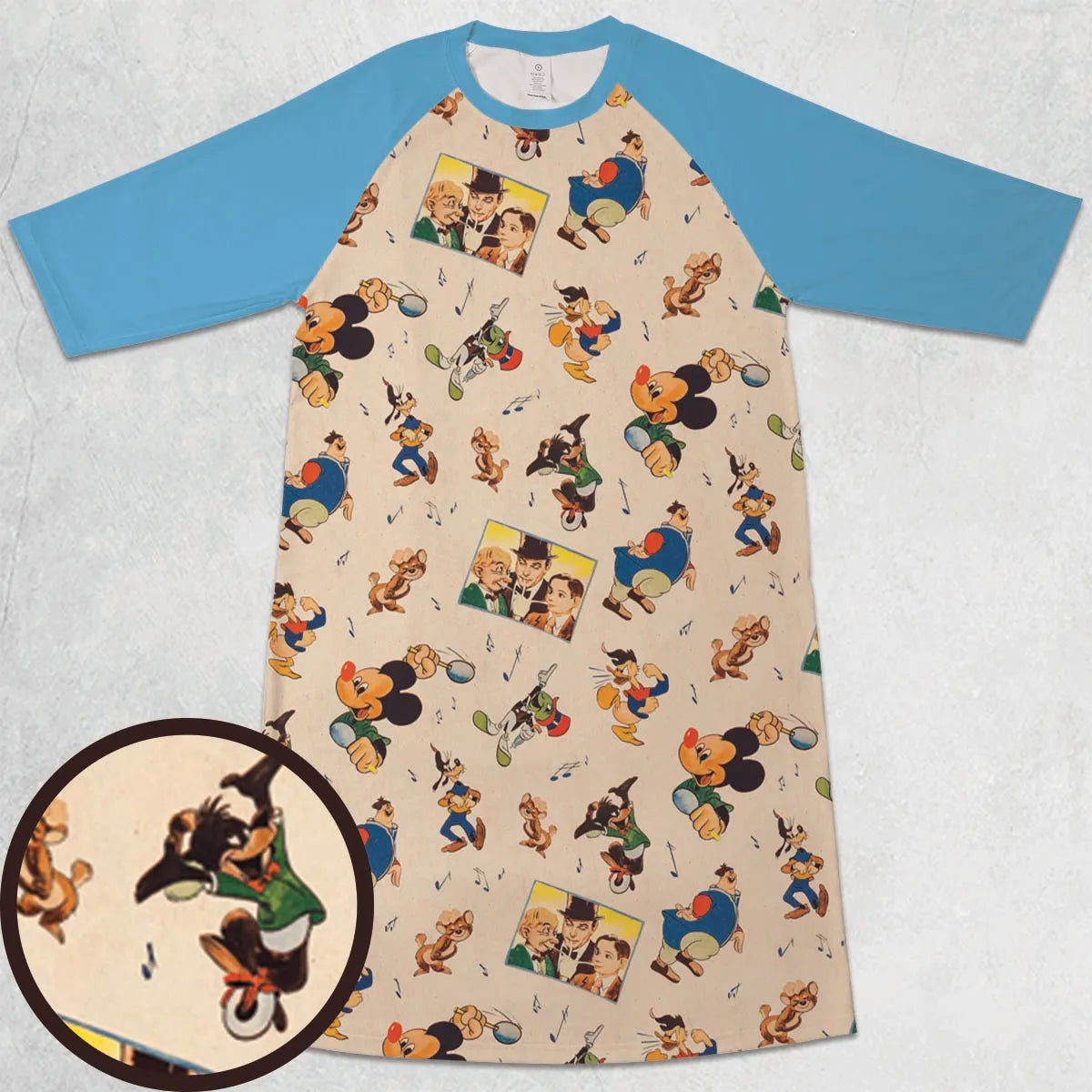 3/4 Sleeve Raglan Dress - G73GXW3Y