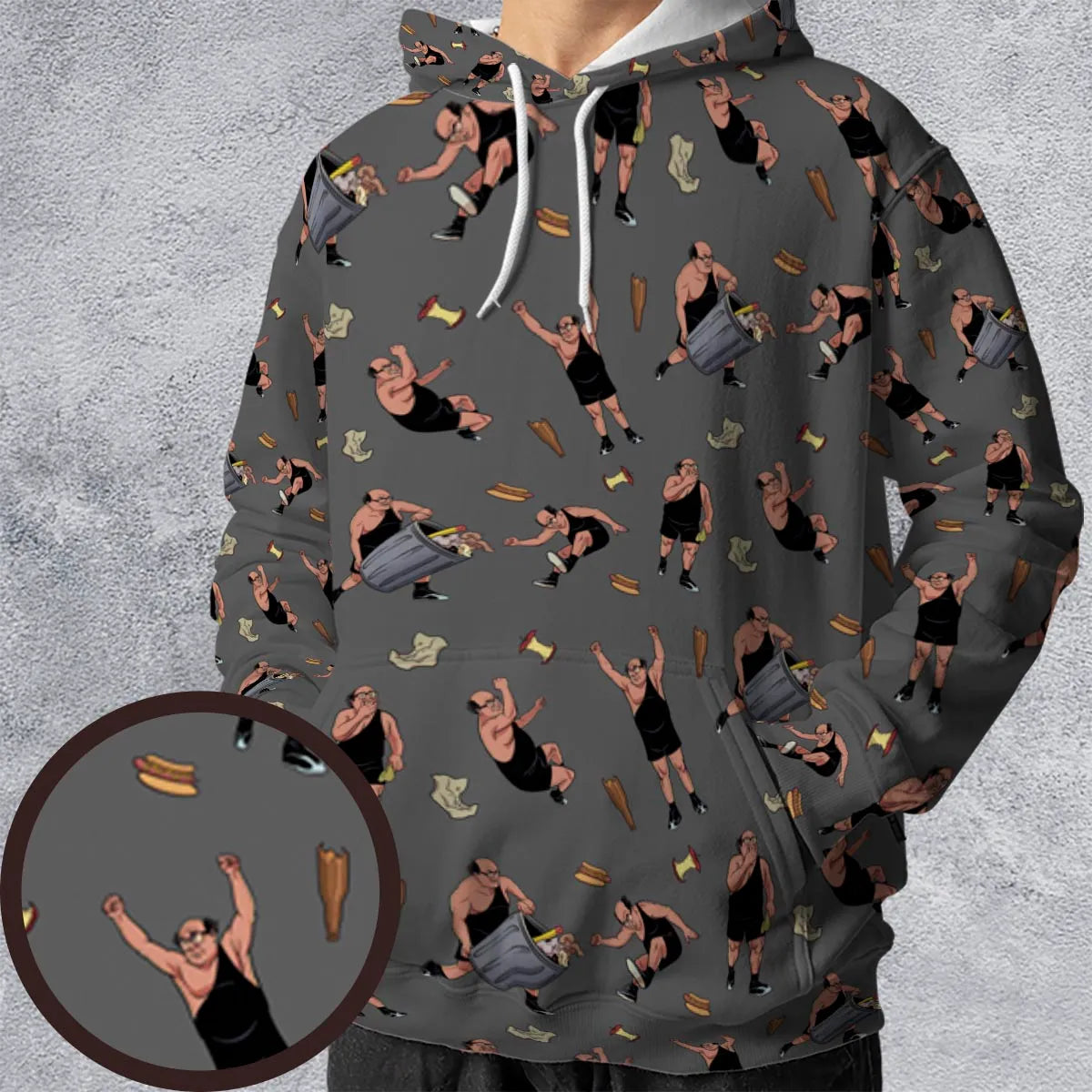 All-over Print Hoodie - TA3B74TS