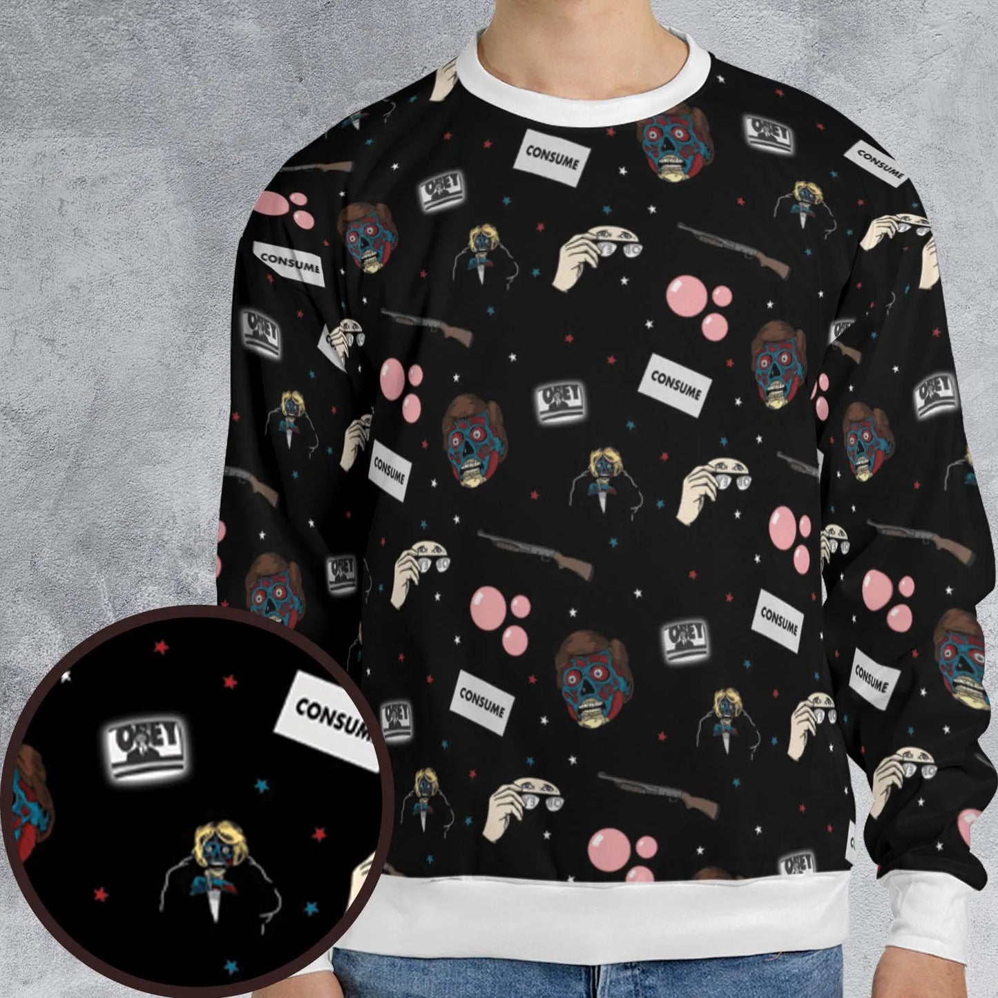 All-over Print Sweatshirt - FWFDKTFA