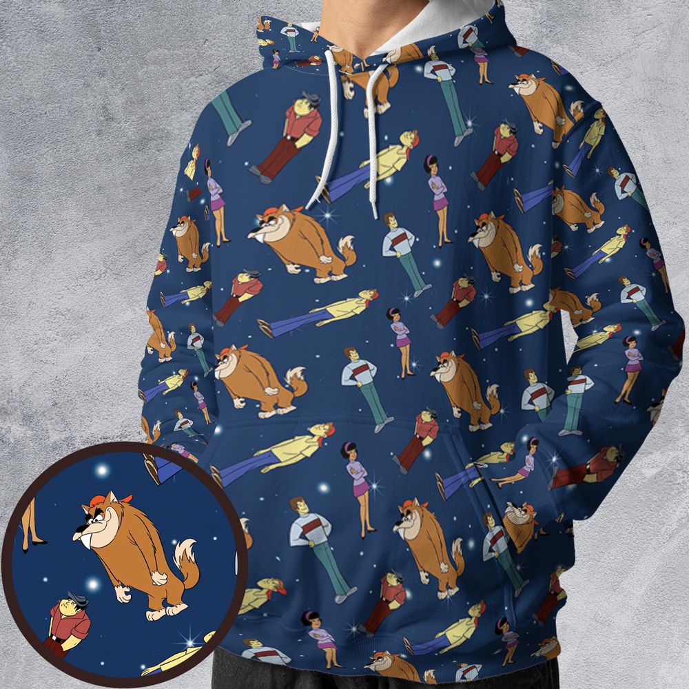 All-over Print Hoodie - JTGJM446 -  - 1