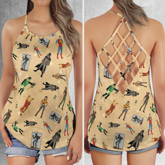 Criss Cross Tank Top - 595BV9YA -  - 1