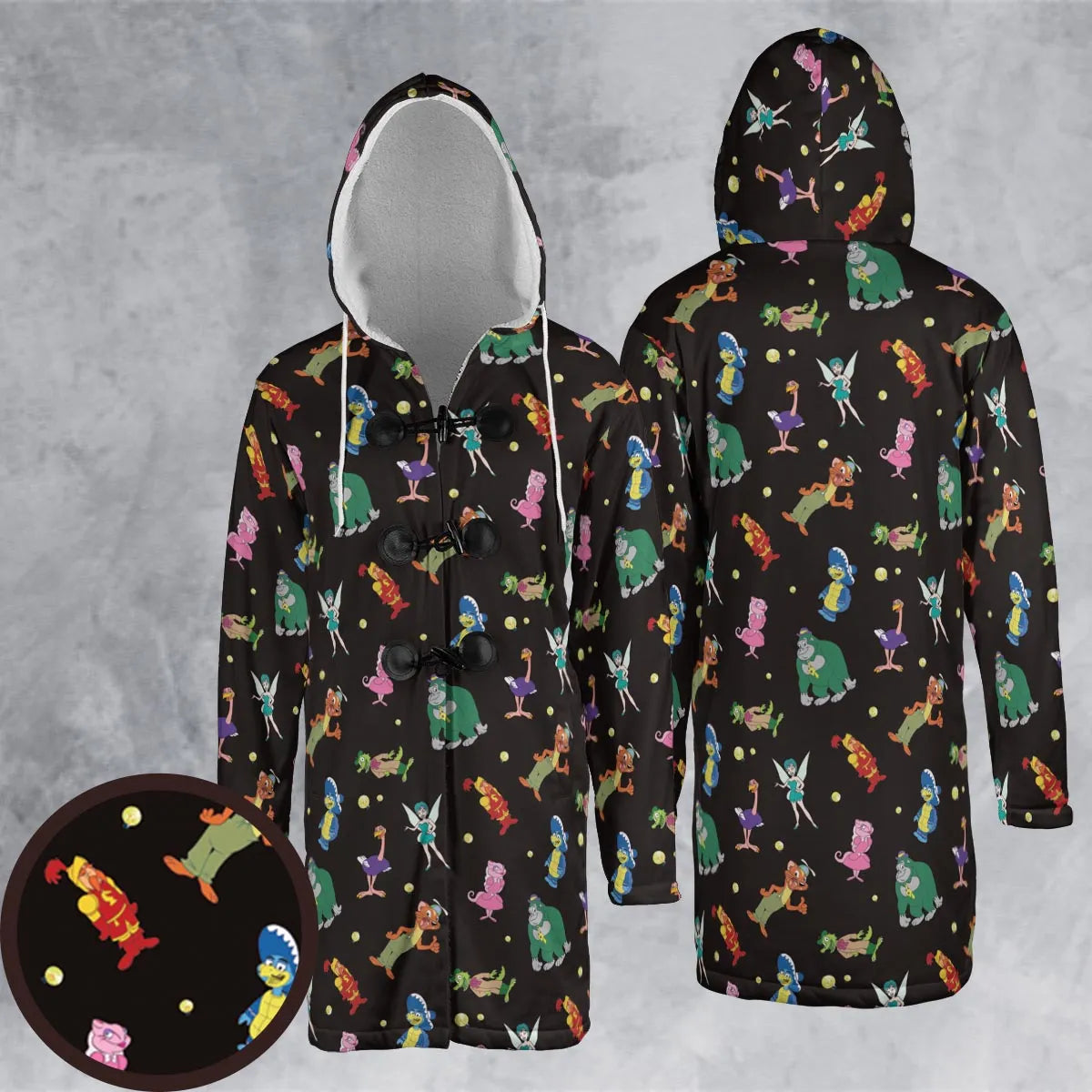 Hooded Cloak Coat - GB6U2S4J