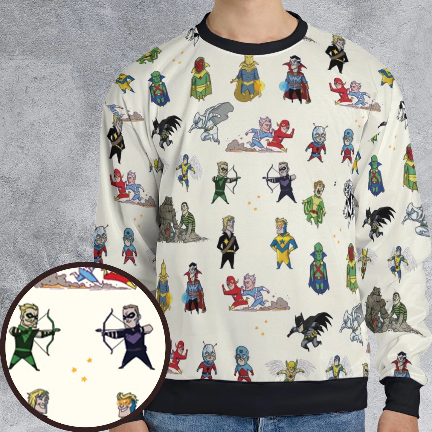 All-over Print Sweatshirt - 1QUXCEAZ