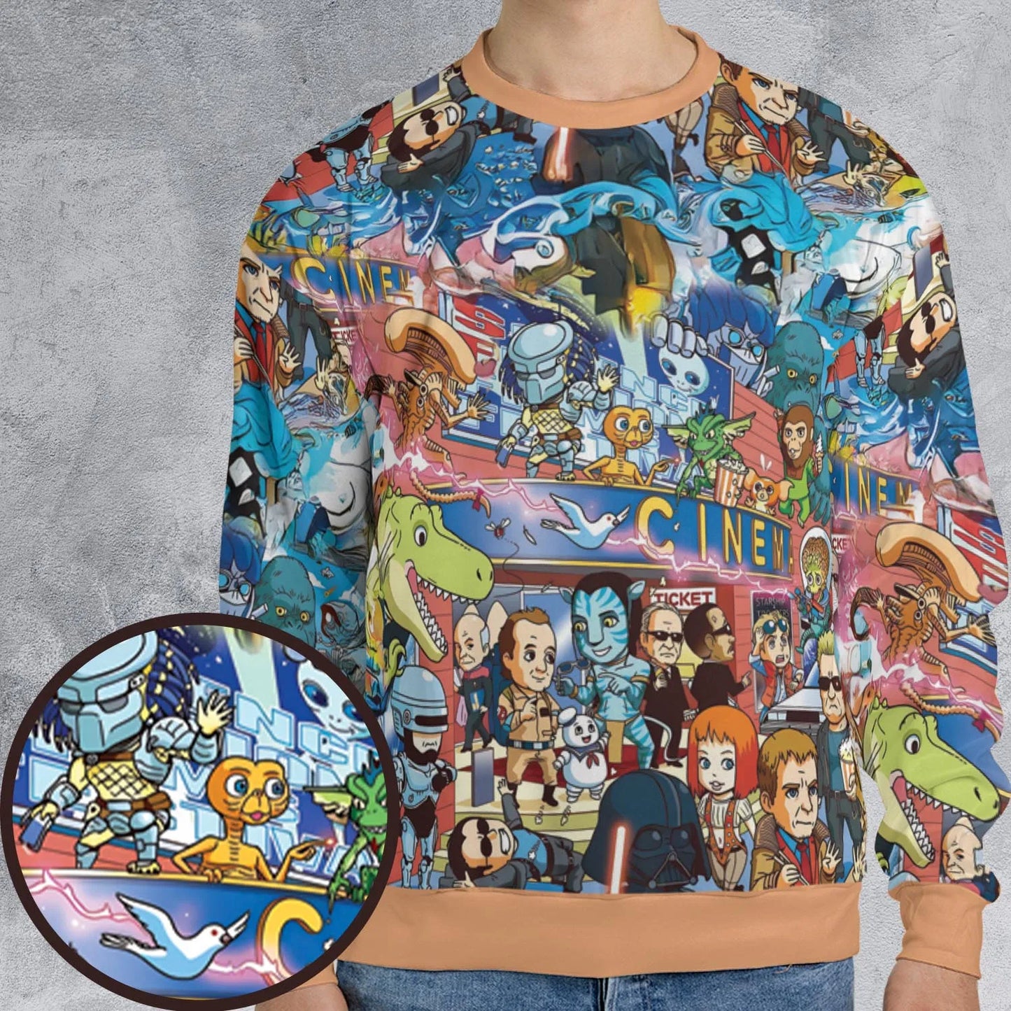 All-over Print Sweatshirt - 1B7G8LHZ