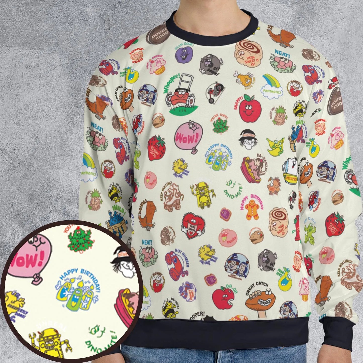 All-over Print Sweatshirt - U4BK758H