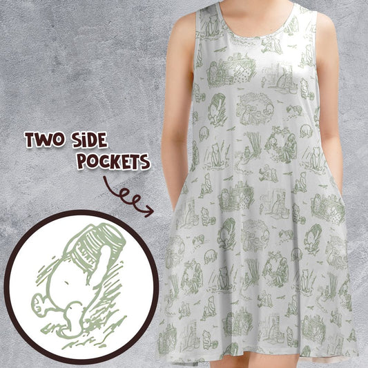 Sleeveless Dress - STGCN1HN -  - 1
