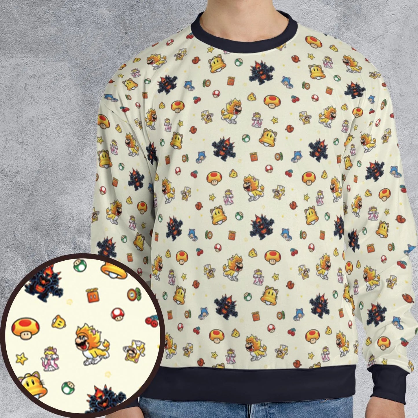 All-over Print Sweatshirt - QHB2XBBS