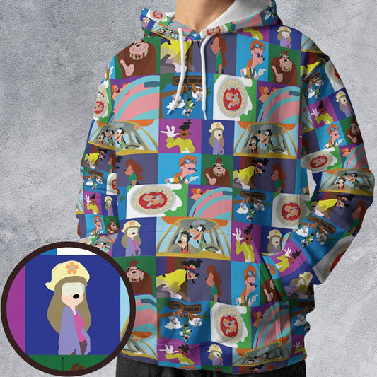 All-over Print Hoodie - XV1DHVKE -  - 1