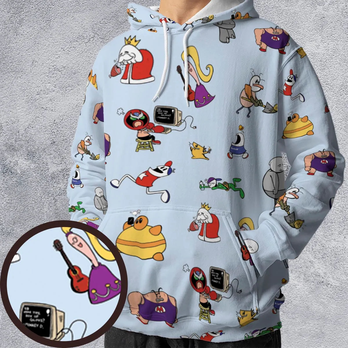 All-over Print Hoodie - 5HBNXXAT