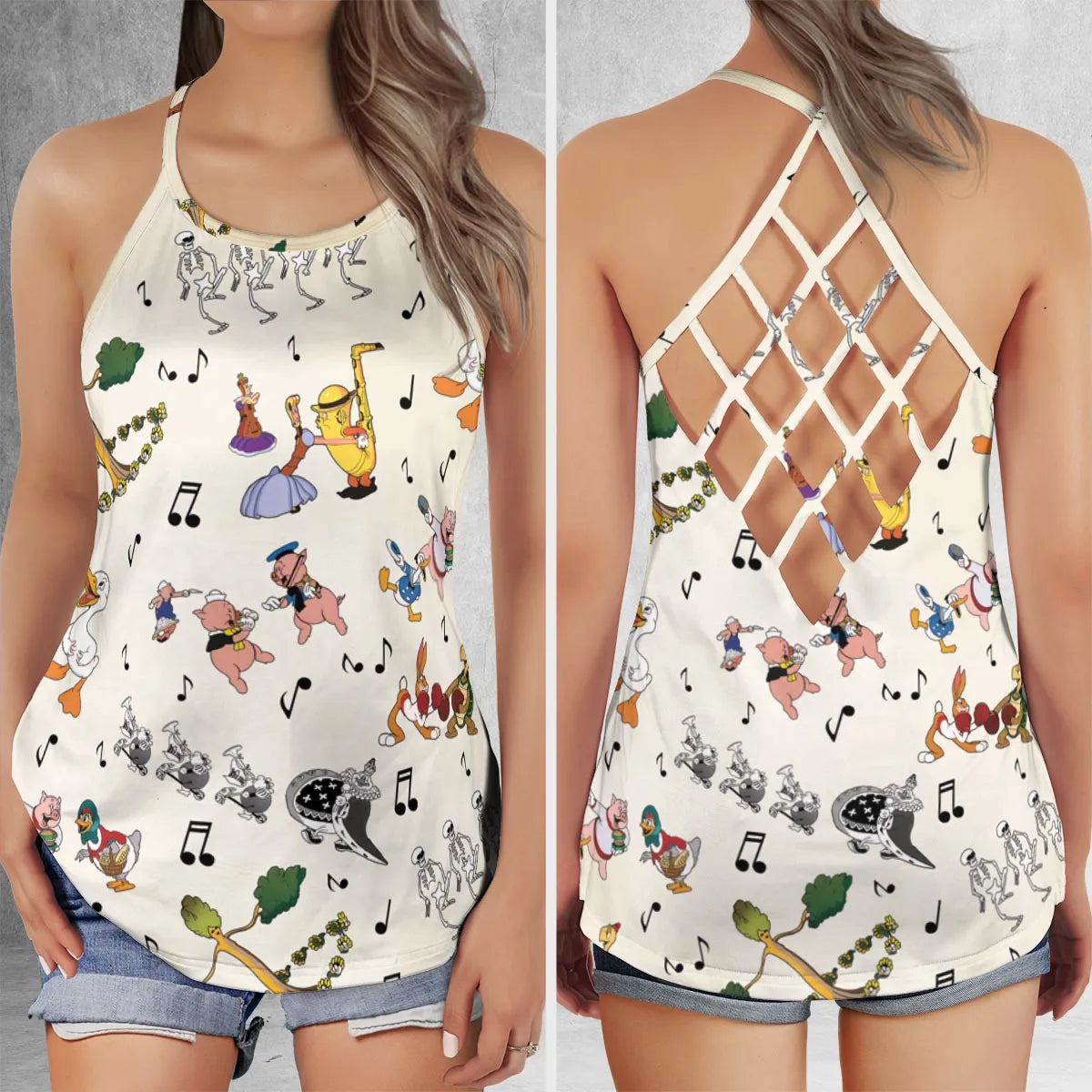 Criss Cross Tank Top - CGTZ28LL