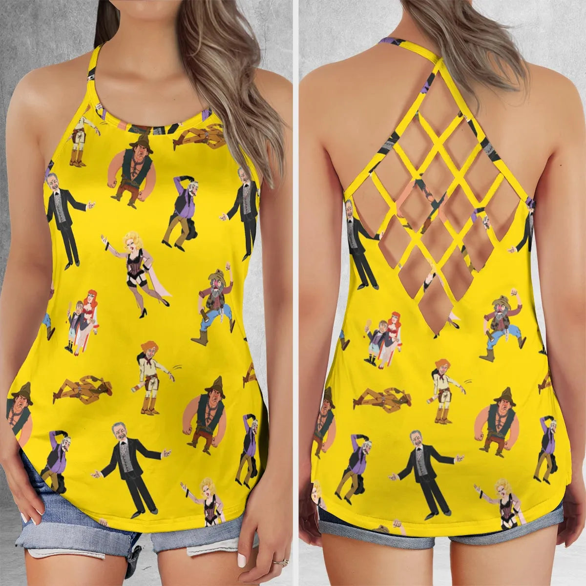 Criss Cross Tank Top - C9EJKP61
