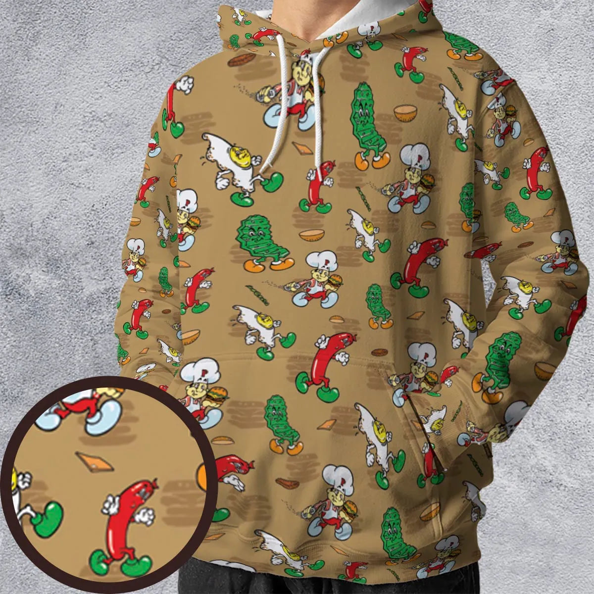 All-over Print Hoodie - 79VRA42U