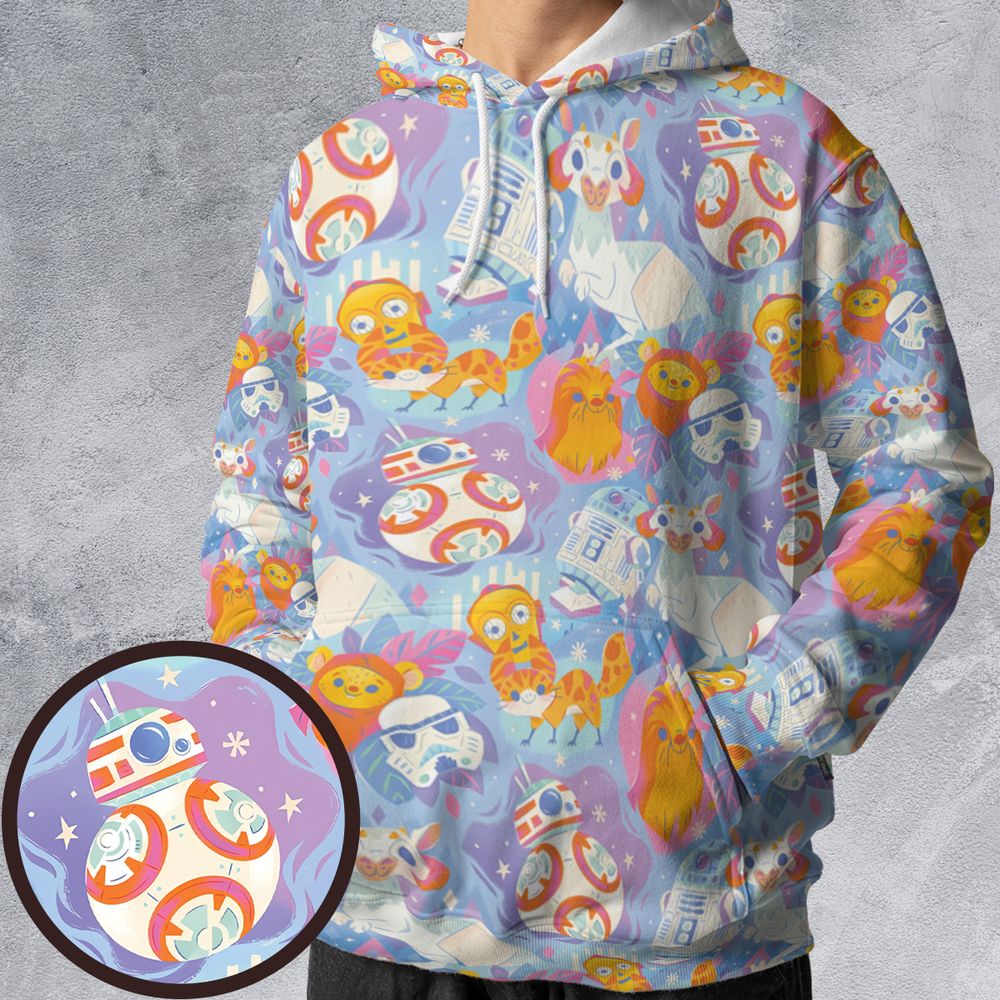 All-over Print Hoodie - AEV4SKC3 -  - 1