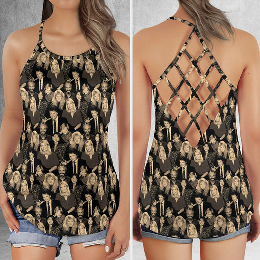 Criss Cross Tank Top - 8WU8WT27 -  - 1