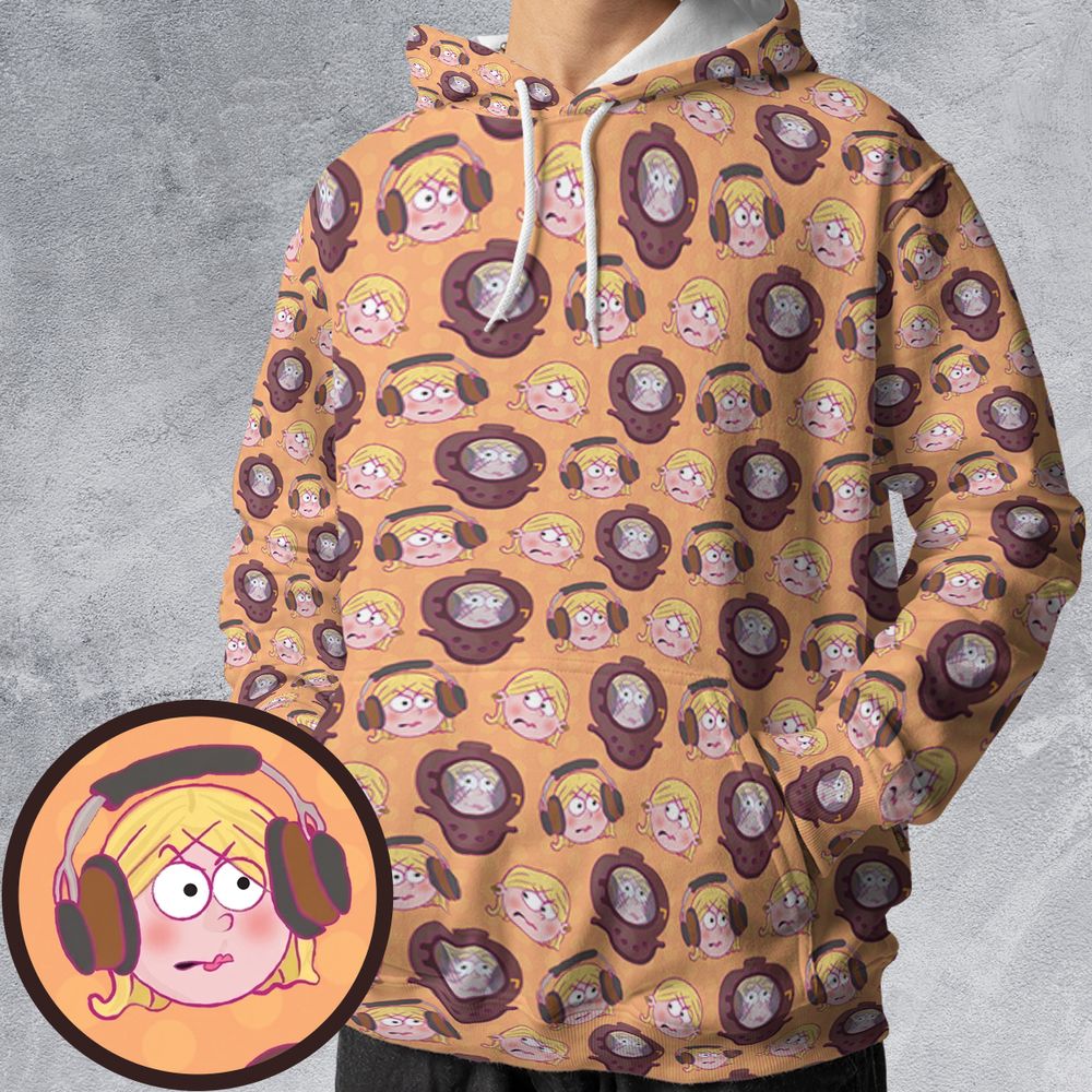 All-over Print Hoodie - Y7MSQCSC -  - 1