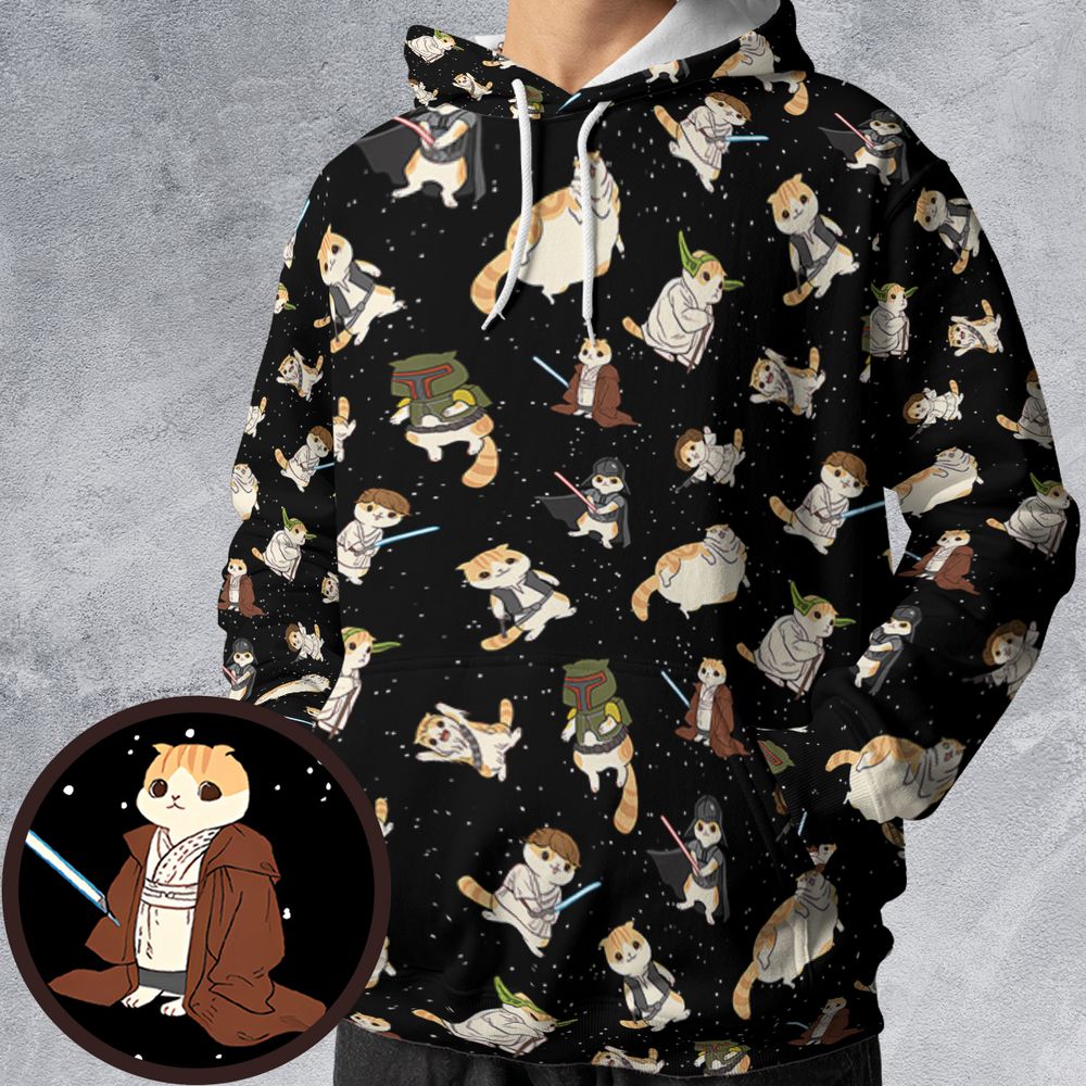 All-over Print Hoodie - V2ZMQH2H -  - 1
