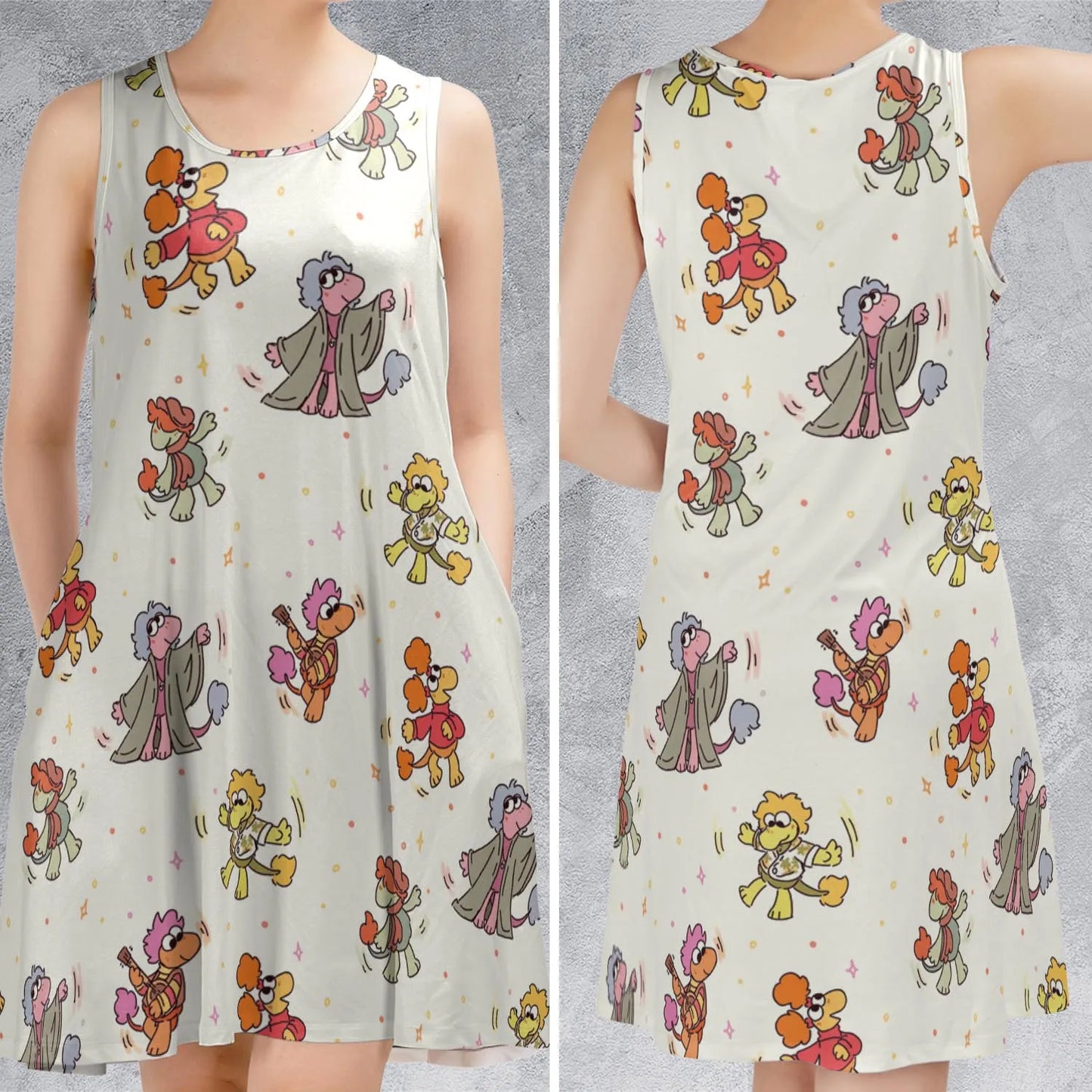 Sleeveless Dress - KZLS6415