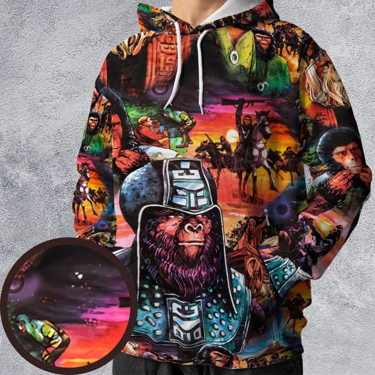 All-over Print Hoodie - 89HTFBLM