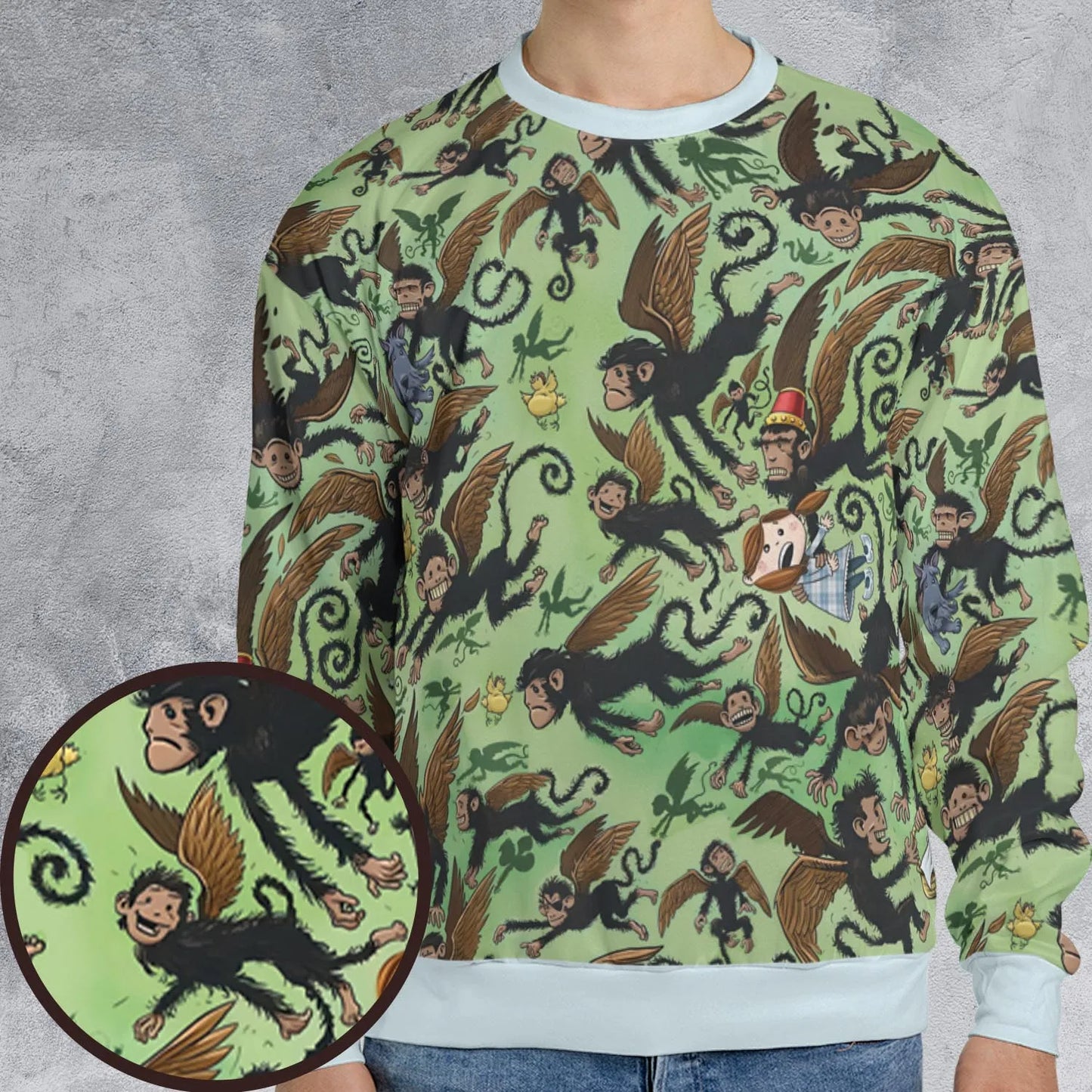 All-over Print Sweatshirt - HYYLUQZX