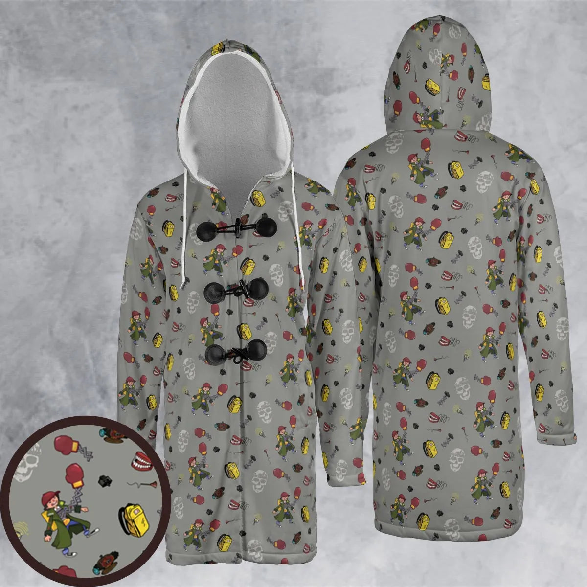 Hooded Cloak Coat - SUNECMC7
