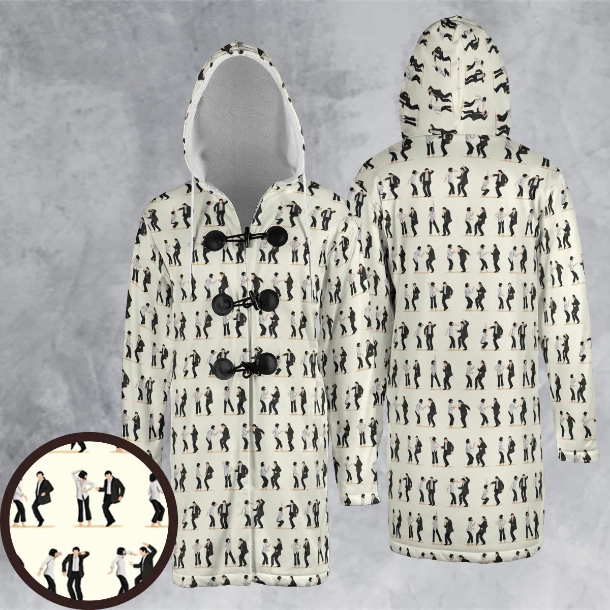 Hooded Cloak Coat - LJTZEZYZ