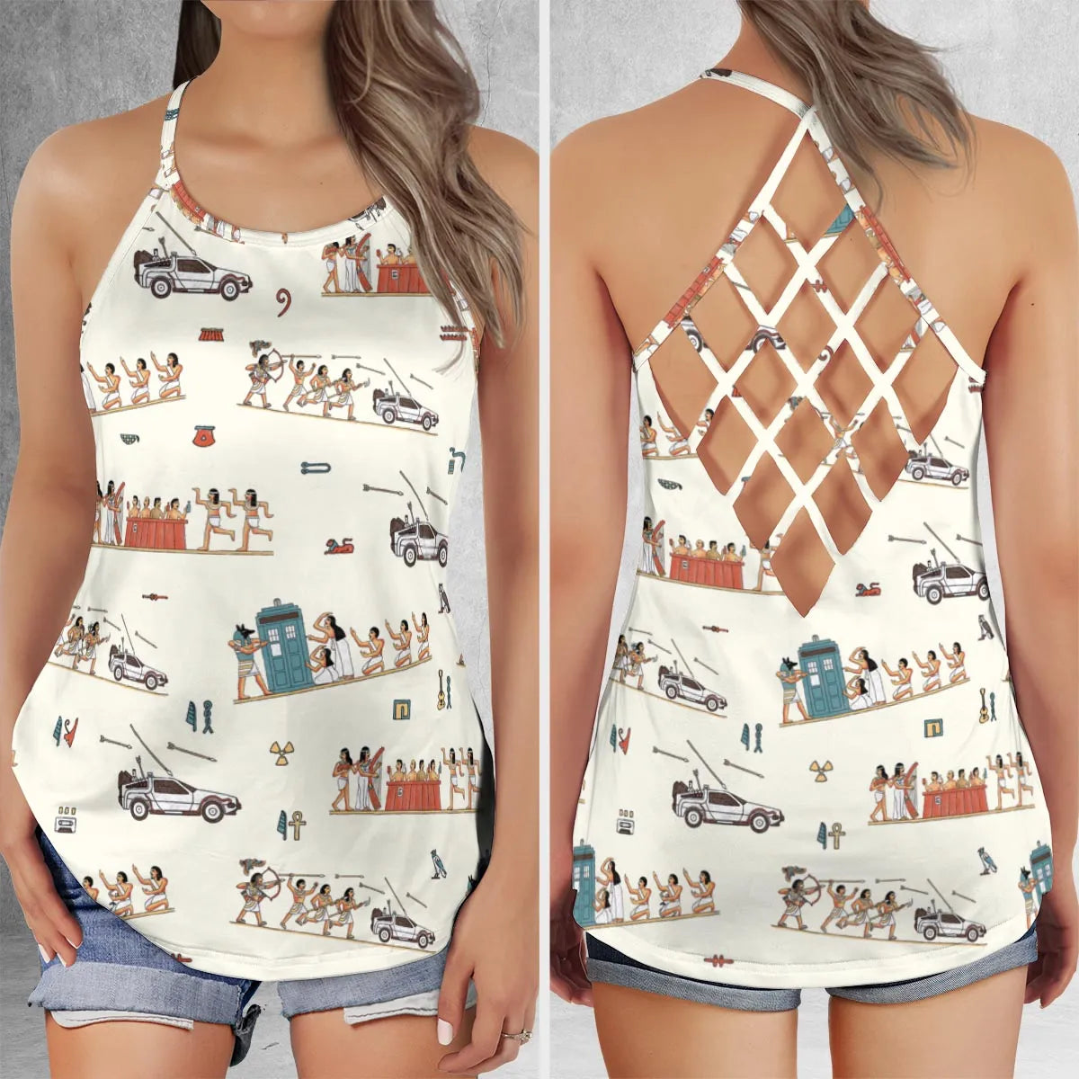 Criss Cross Tank Top - BBKWMZ4R
