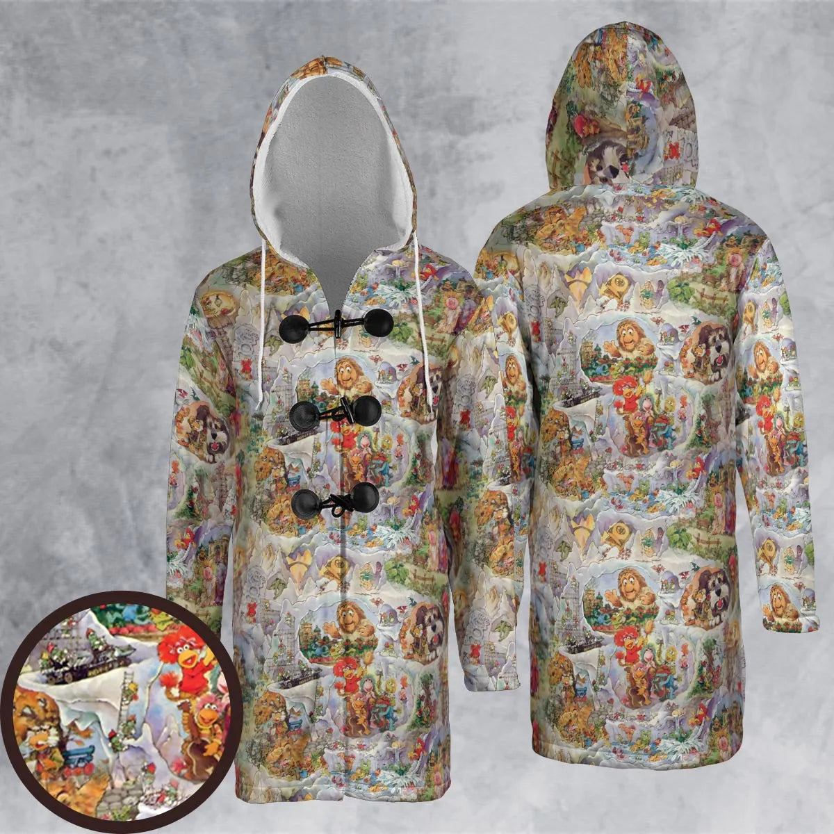 Hooded Cloak Coat - DEN7NC18