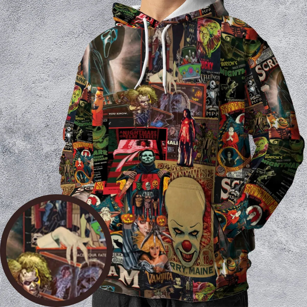 All-over Print Hoodie - 8P7QGKRY