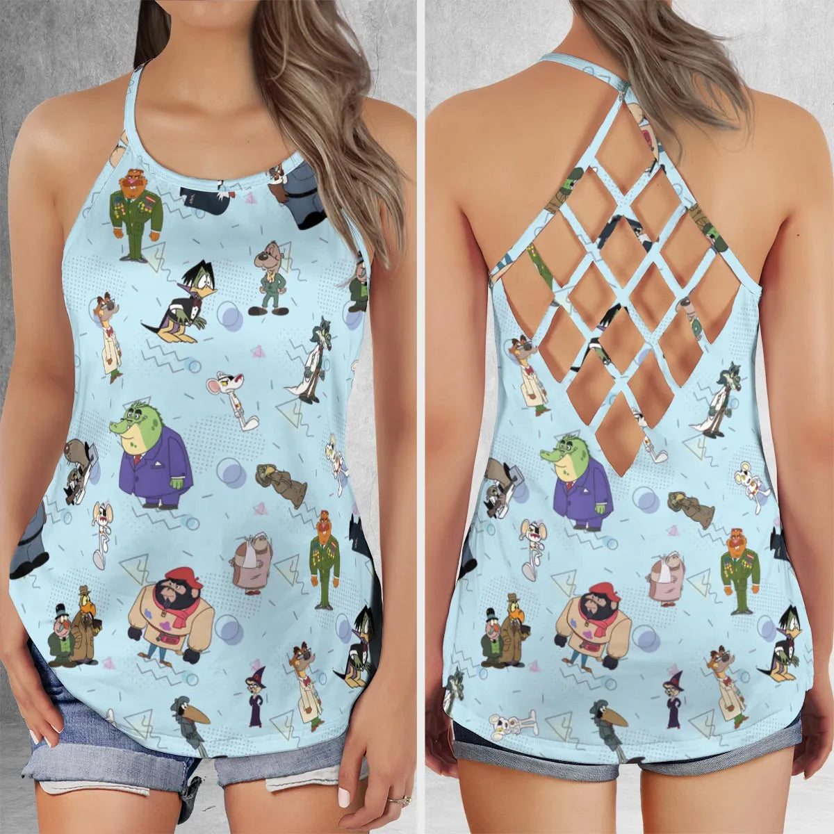 Criss Cross Tank Top - E11BYLQJ
