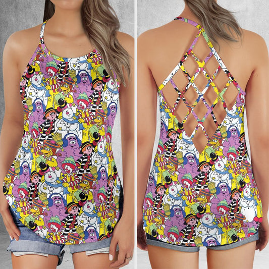 Criss Cross Tank Top - QVJVQFWY -  - 1