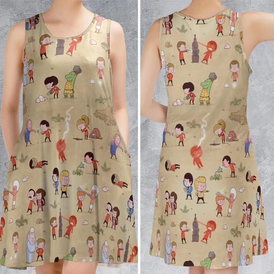 Sleeveless Dress - F9GT7REN