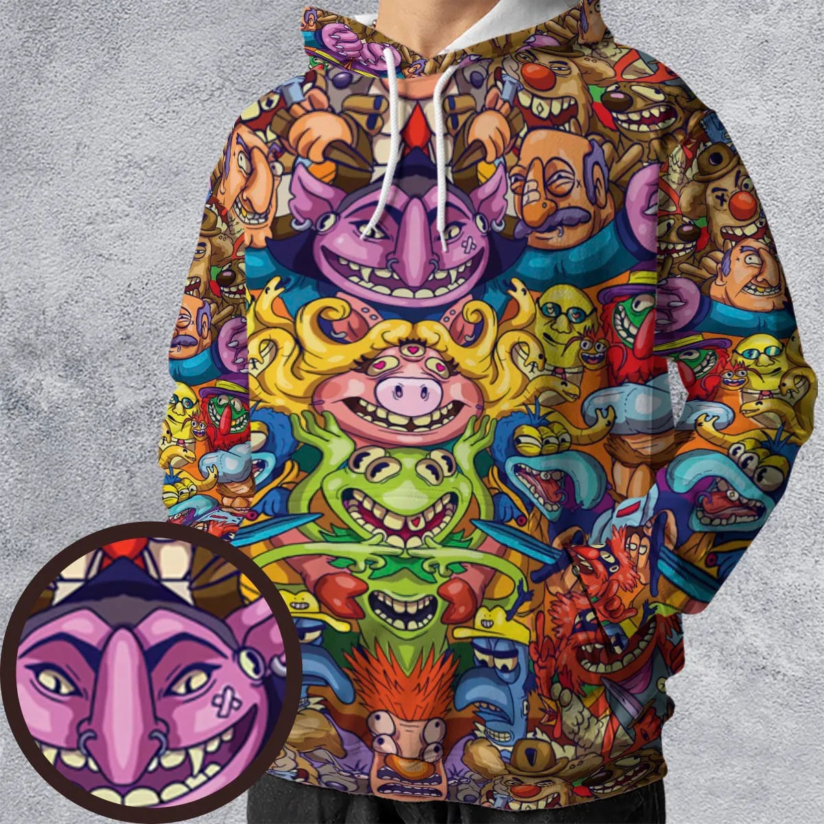 All-over Print Hoodie - 4PD4ZAE7