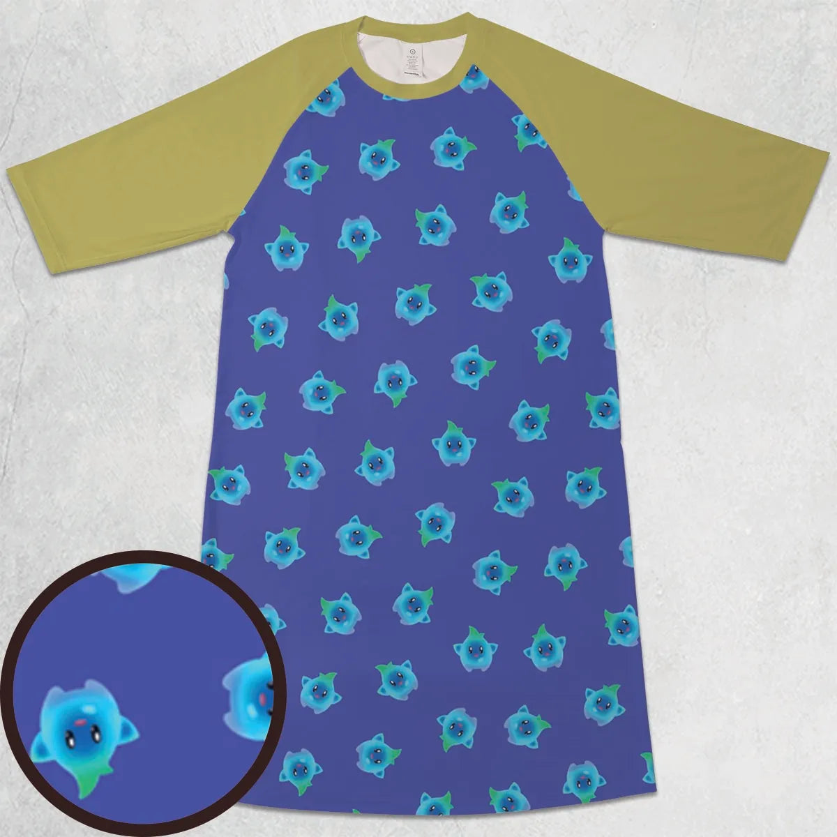3/4 Sleeve Raglan Dress - G7H3WA3P