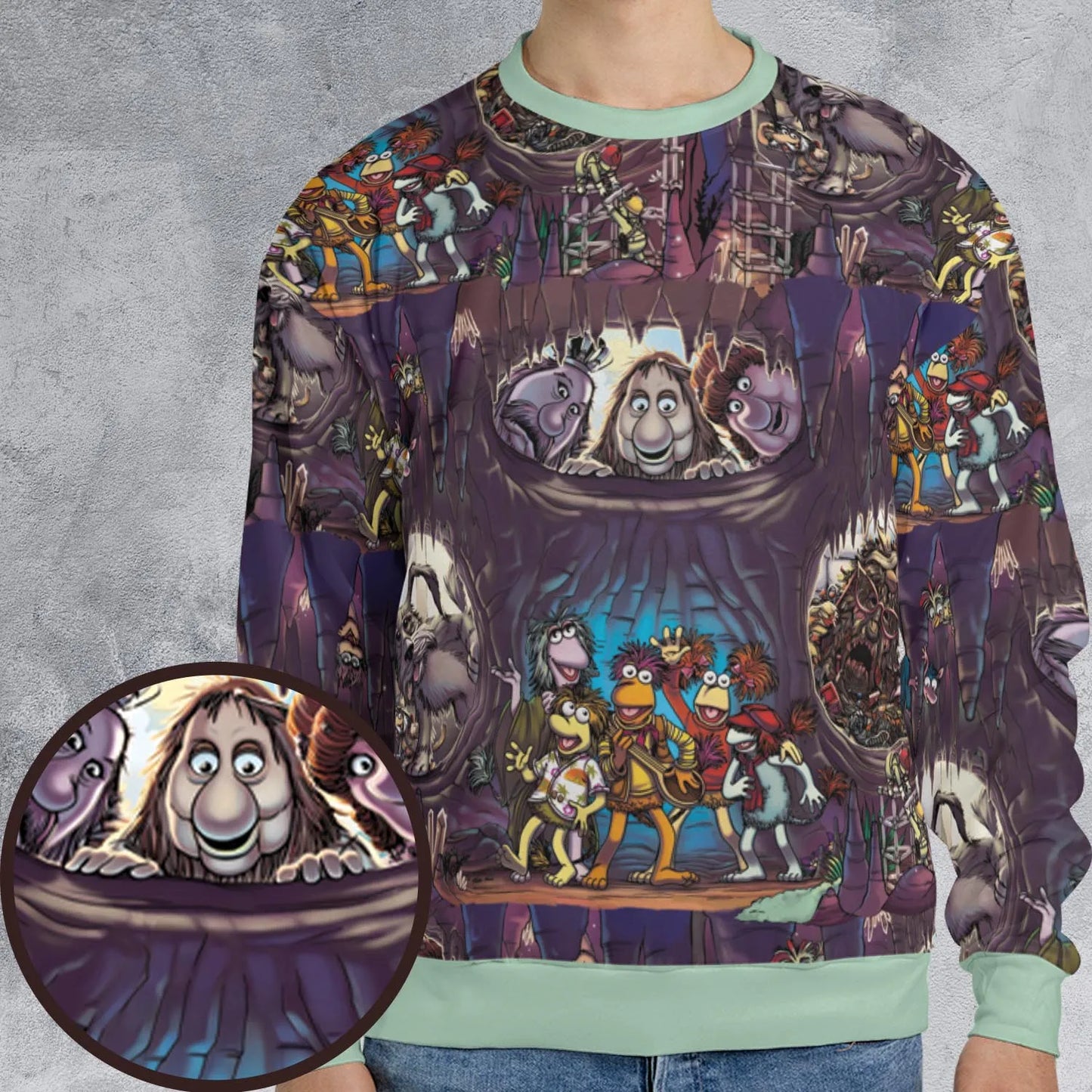All-over Print Sweatshirt - DRFKSSGE